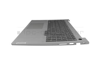 KT0122B5BK01GRA00 teclado incl. topcase original Lenovo DE (alemán) gris oscuro/canaso con retroiluminacion