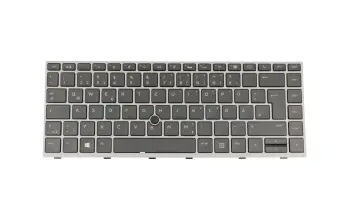L12375-041 teclado original HP DE (alemán) negro/canosa con retroiluminacion y mouse-stick