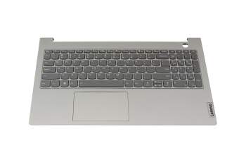 L1CZ0C10538 teclado incl. topcase original Lenovo US (Inglés) gris/canaso con retroiluminacion