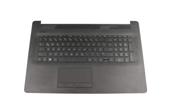 L22751-041 teclado incl. topcase original HP DE (alemán) negro/negro (con TP/DVD, estructura superficial \"Diamond)