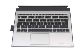 L29965-B71 teclado incl. topcase original HP SE / FIN (sueco/finlandés) negro/plateado