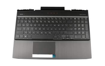 L55705-041 teclado incl. topcase original HP DE (alemán) negro/negro con retroiluminacion