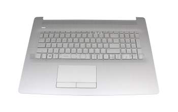 L88364-041 teclado incl. topcase original HP DE (alemán) plateado/plateado (DVD)