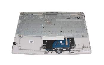 L92785-041 teclado incl. topcase HP DE (alemán) plateado/plateado (PTP/DVD)