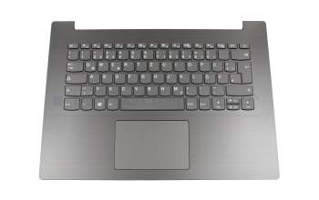 LCM-16H56D0-686 teclado incl. topcase original Lenovo DE (alemán) gris/canaso