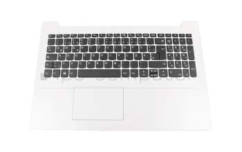 LCM16H66D0-686 teclado incl. topcase original Lenovo DE (alemán) gris/blanco