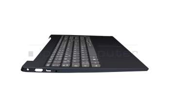 LCM16K2 teclado incl. topcase original Lenovo DE (alemán) gris/azul