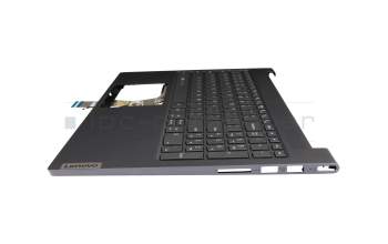 LCM19J33USJ6864 teclado incl. topcase original Lenovo US (Inglés) gris/canaso con retroiluminacion