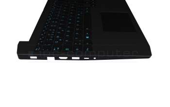 LCM19L96D0J686 teclado incl. topcase original Lenovo DE (alemán) negro/negro con retroiluminacion