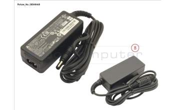 Fujitsu LDR:X0801G00115A POWER ADAPTER FOR FUTRO L420 AND L620