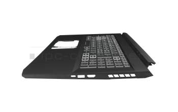 LG05P_N10B3L teclado incl. topcase original Acer CH (suiza) negro/negro con retroiluminacion