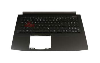 LG5P_A51BRL teclado incl. topcase original Chicony DE (alemán) negro/negro con retroiluminacion