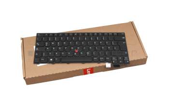 LIM14Q36D0-3874 teclado original Lenovo DE (alemán) negro/negro/mate con mouse-stick