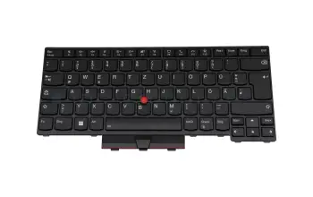 LIM19J66D0JG2 teclado original Lenovo DE (alemán) negro/negro con retroiluminacion y mouse-stick