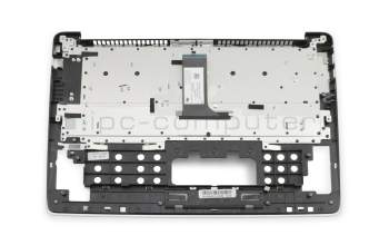 LV4P_A51BWL teclado incl. topcase original Acer DE (alemán) negro/plateado con retroiluminacion