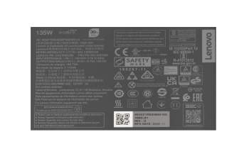 Lenovo IdeaPad Gaming 3 16IAH7 (82SA) original cargador 135 vatios delgado