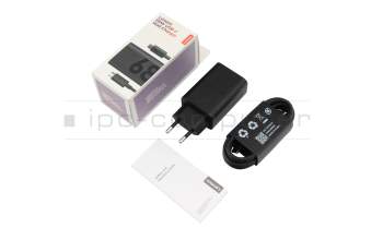 Lenovo Lenovo Tab Extreme (ZACM/ZACF/ZACE) original GaN-cargador USB-C 68,0 vatios EU, UK, US wallplug