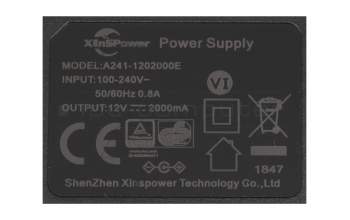 Lenovo Tab B10 (HD) original cargador 24 vatios EU wallplug pequeño