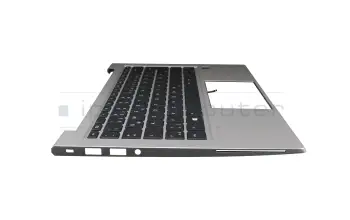 M08699-041 teclado incl. topcase original HP DE (alemán) negro/plateado con retroiluminacion