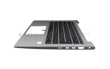 M08699-041 teclado incl. topcase original HP DE (alemán) negro/plateado con retroiluminacion