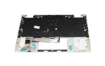 M46355-041 teclado incl. topcase original HP DE (alemán) negro/plateado con retroiluminacion