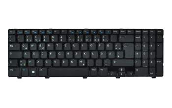 M6W72 teclado original Dell DE (alemán) negro/negro brillante