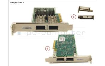 Fujitsu IB HCA 56GB 2 PORT FDR para Fujitsu Primergy RX4770 M2
