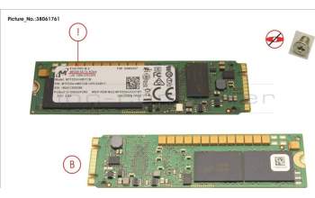Fujitsu SSD SATA 6G 480GB M.2 N H-P para Fujitsu Primergy RX4770 M4