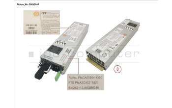 Fujitsu 200V HIGH POWER PSU para Fujitsu PrimeQuest 3800E2