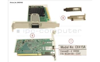 Fujitsu MCX4 EN 1X 100GBE para Fujitsu Primergy CX2550 M5