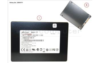 Fujitsu SSD S3 256GB 2.5 SATA (7MM) para Fujitsu Esprimo P556