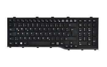MP-11L66003D851W teclado original Fujitsu DE (alemán) negro/negro