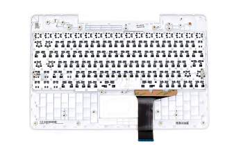 MP-11N73US-920W teclado incl. topcase original Asus US (Inglés) negro/blanco