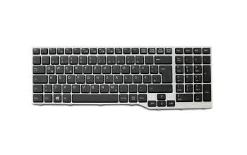 MP-12S76D06D85W teclado original Fujitsu DE (alemán) negro/canosa