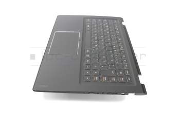 MP-12W26D0J6864 teclado incl. topcase original Lenovo DE (alemán) negro/negro con retroiluminacion