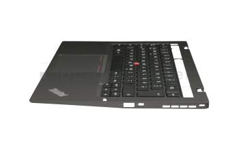 MP-13F56D0J442 teclado incl. topcase original Lenovo DE (alemán) negro/negro con retroiluminacion y mouse stick