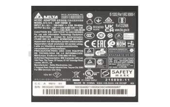 MSI Prestige 14 A11MT/A11SB (MS-14C4) original cargador USB-C 100 vatios angular