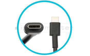 MSI Summit E16 Flip A11UCT (MS-1591) original cargador USB-C 100 vatios angular