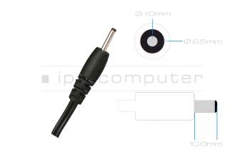 Medion Akoya E2215T (NT16H) original cargador 15 vatios EU wallplug redondeado