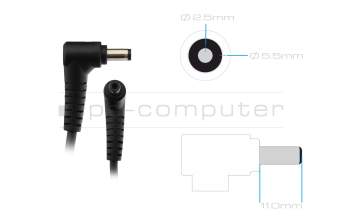 Medion Erazer Deputy 15 P1 (V255RNN) cargador 180 vatios delgado de Delta Electronics (5,5/2,5)