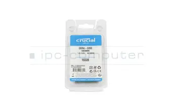 Memoria 16GB DDR4-RAM 3200MHz (PC4-25600) de Crucial para MSI GT72VR 6RDAC16H11 (001785-SKU5)