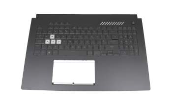 NJKQ MAIN ANT teclado incl. topcase original Asus UK (Inglés) negro/transparente/negro con retroiluminacion