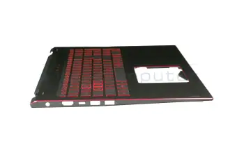 NK.I1513.0AG teclado incl. topcase original Wistron DE (alemán) negro/negro con retroiluminacion