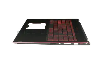 NK.I1513.0AG teclado incl. topcase original Wistron DE (alemán) negro/negro con retroiluminacion