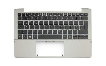 NKI111S00A6 teclado incl. topcase original Acer DE (alemán) negro/plateado