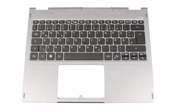 NKI13132G4 teclado incl. topcase original Acer DE (alemán) negro/canaso con retroiluminacion