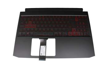 NKI15130NR teclado incl. topcase original Acer DE (alemán) negro/negro con retroiluminacion