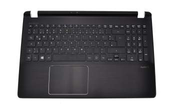 NKI17130DGR13 teclado incl. topcase original Acer DE (alemán) negro/negro