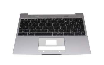 NS16TG teclado incl. topcase original Medion DE (alemán) negro/canaso con retroiluminacion