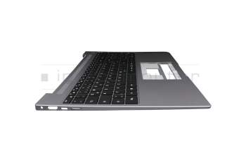 NS16TG teclado incl. topcase original Medion DE (alemán) negro/canaso con retroiluminacion
